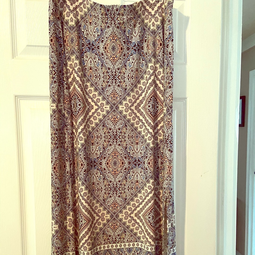 Chico’s maxi skirt paisley tiled